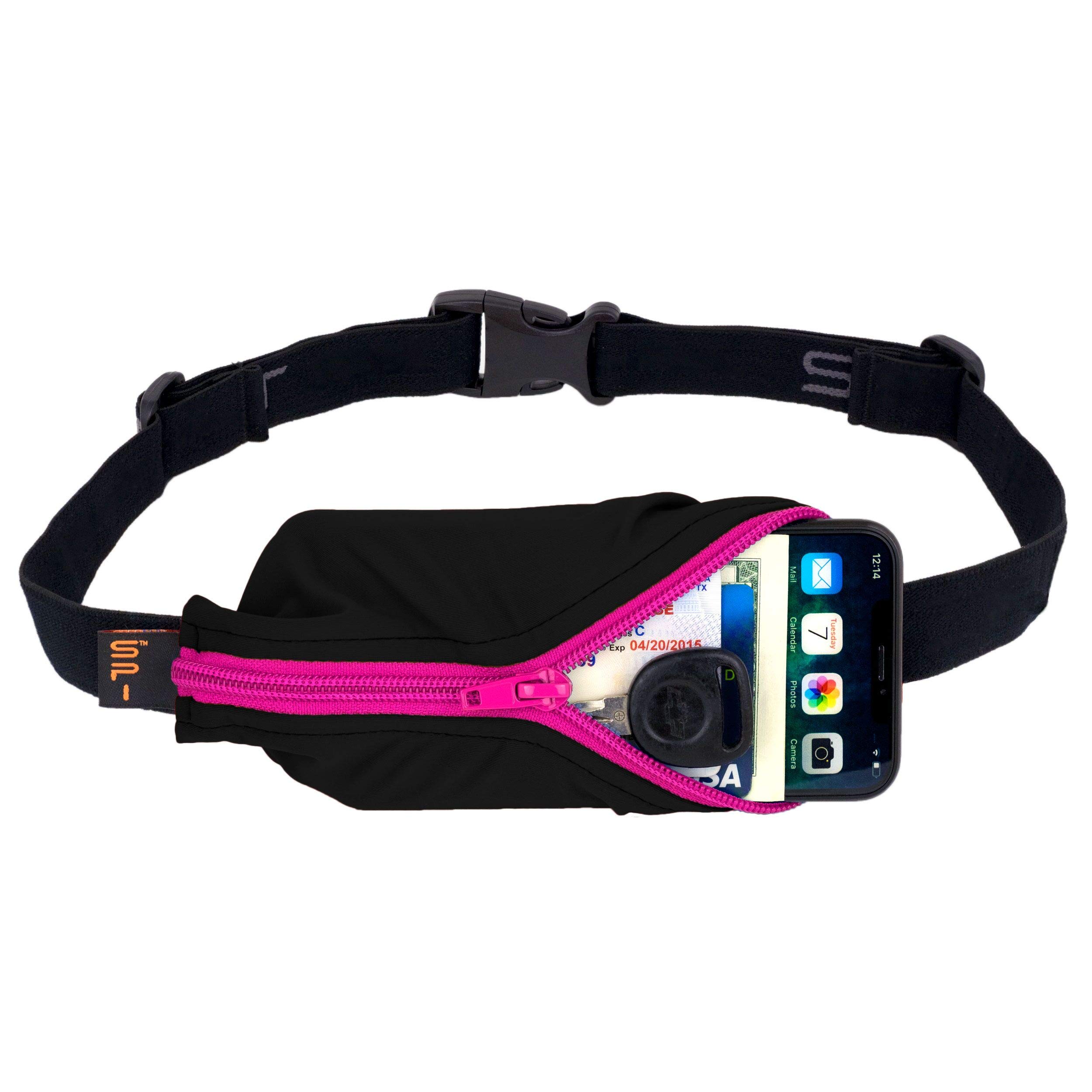 SPIbeltWomen's Running Belt Phone Holder Expandable Pocket Adjustable Waist, One Size