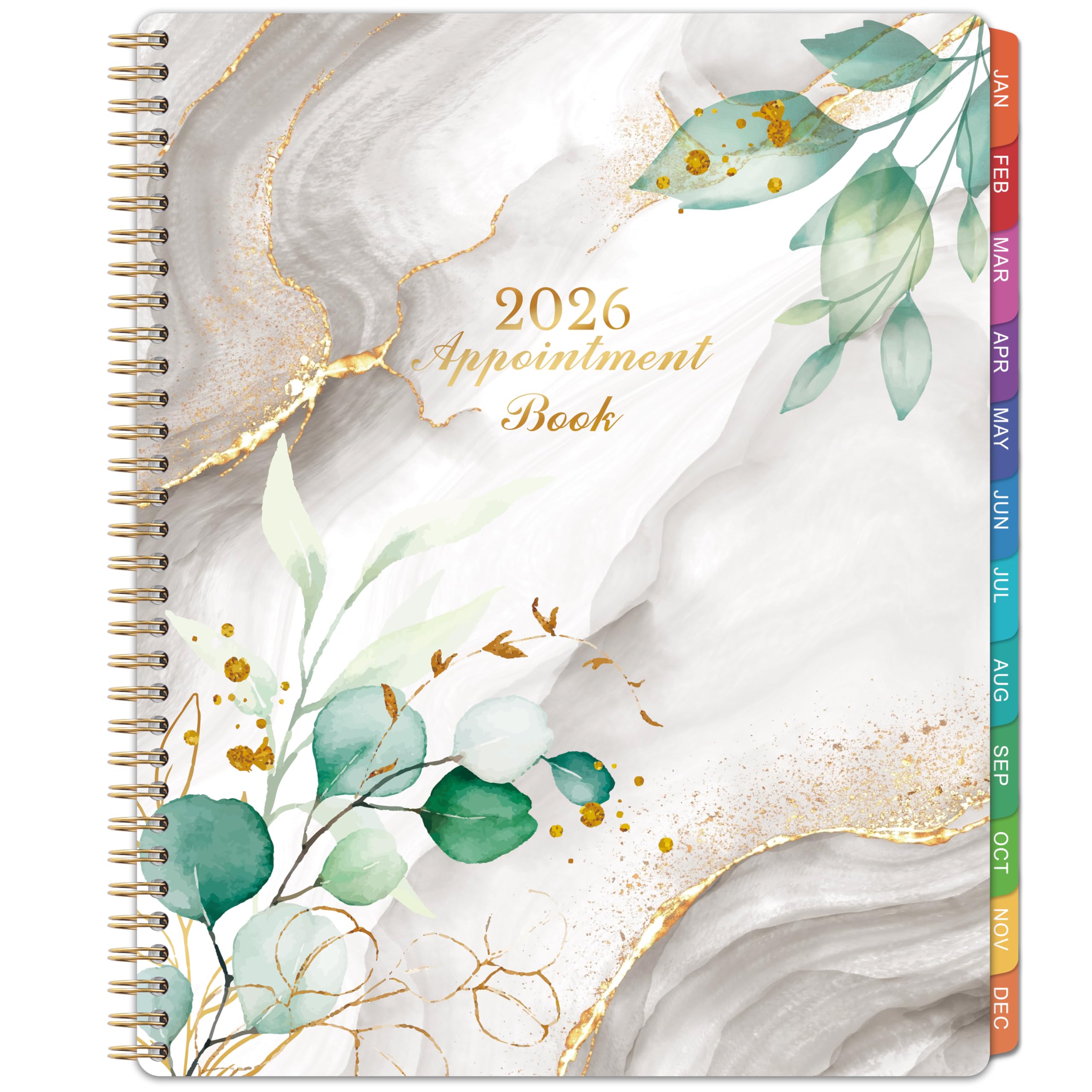 Photo 1 of 2025 - 2026 Appointment Book - Daily Planner 2026, 8.5'' x 11'', Weekly Appointment Planner, January 2026 - December 2026, Daily Planner with 30-Minute Interval