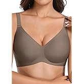 Kohentact Women's Wireless Seamless Bra Ultra-Soft Push Up Full Coverage Bralette Everyday Comfort & Support
