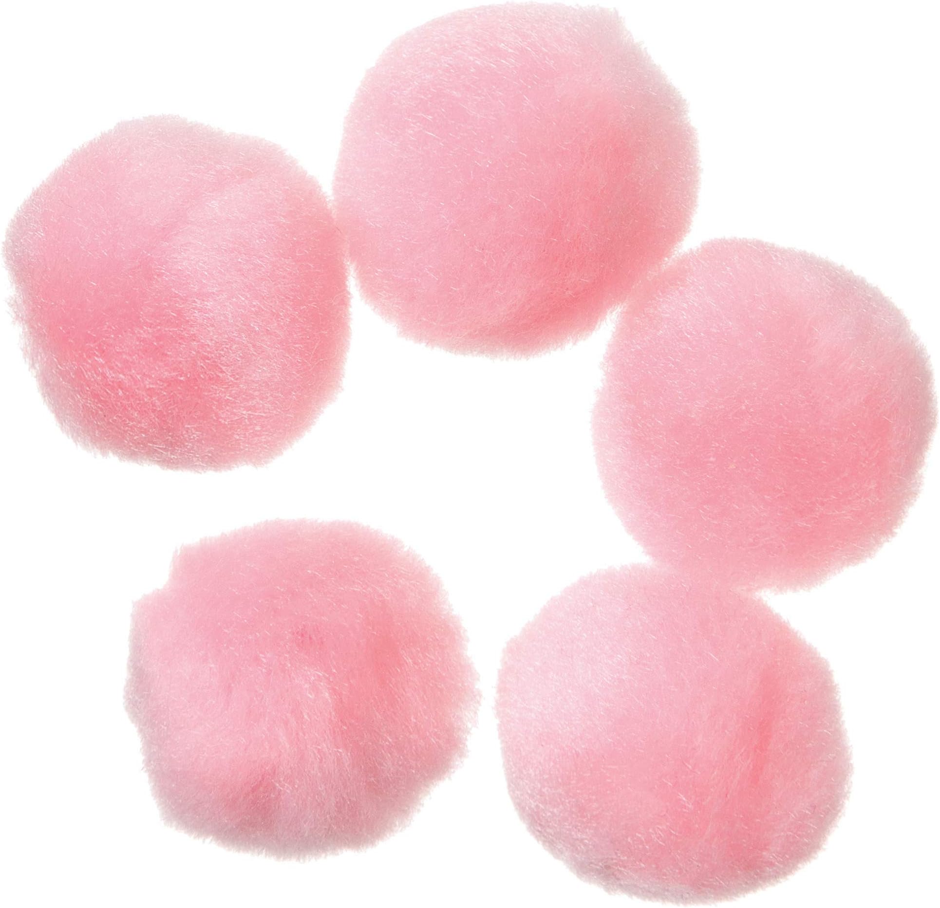 CRAFT DESINGER Acrylic Poms, Pink