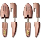 Allen Edmonds Woodlore Men’s Cedar Wood Shoe Trees (2 Pairs) Adjustable, Aromatic, MADE In USA