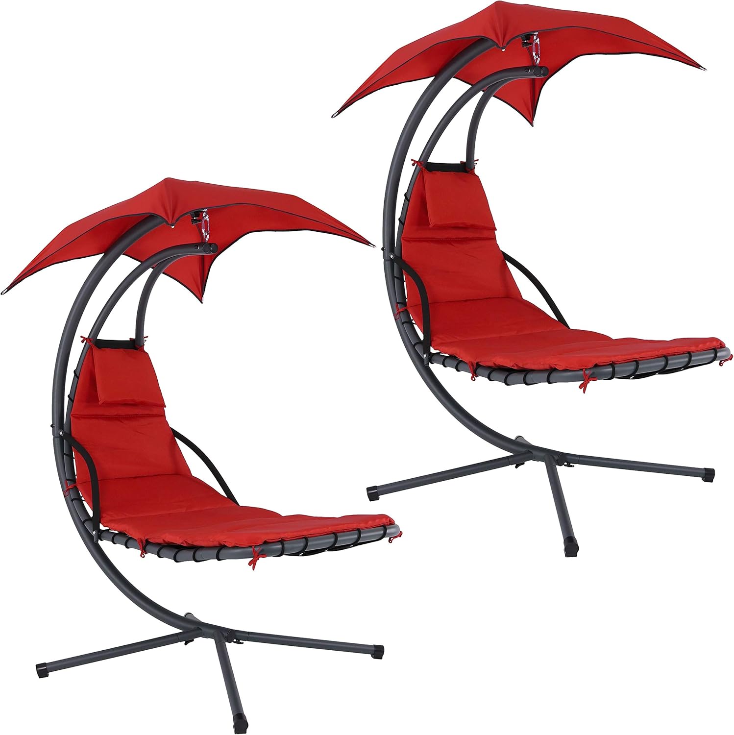 Best Hanging Chaise Lounge Chair W/ Canopy