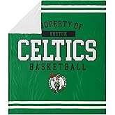 FOCO Unisex-Adult NBA Team Color Sherpa Fleece Blanket 60" x 70"
