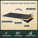 CAIYUN 7-Drawer Chest of Drawers Fabric Storage Tall Black Bedroom view 8