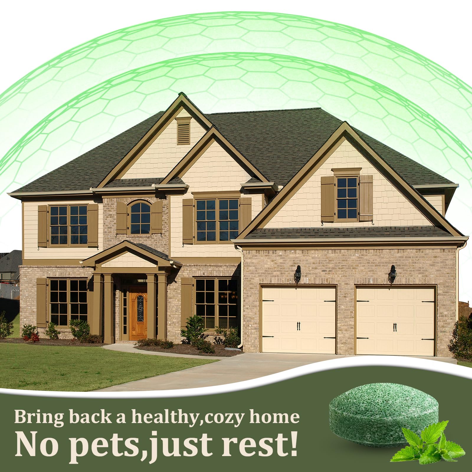 Mouse Repellent, 24-Pack Long-Lasting Mice Deterrent, Safe for Family & Pets - Perfect for Indoor & Outdoor Use in Homes, Garages, Cars, and Gardens