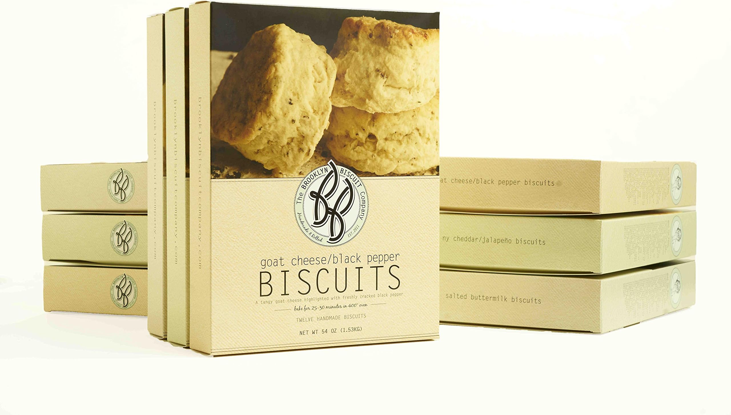 Frozen Buttermilk Biscuits (Goat Cheese Black Pepper)