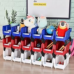 AERCANA Wall Mounted Hanging Bins Plastic Stackable