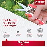 Darlac Mini Snips Stainless Steel Blades Deadheading Pruning Floristry Herbs view 3