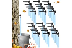 VONLUXIN Maple Syrup Tapping Kit, Upgrade Maple Taps Set Include (30) Maple Syrup Taps, 66 -Ft Food Grade Maple Syrup Tubing, 1 Maple Tap Drill Bit, Maple Tree Tapping Kit for Experts or Beginners (30 SET)