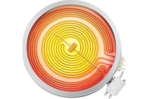 Upgraded WB30X24111 9-In Dual Range Radiant Surface Element by puxyblue - Compatible with GE Range Radiant Element 9 - Glass Cooktop Radiant Element(3100W 240V) Replaces 4465256 AP5989975 PS11729126