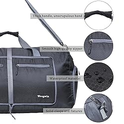 Woogwin Travel Duffel Bag Large Foldable Waterproof
