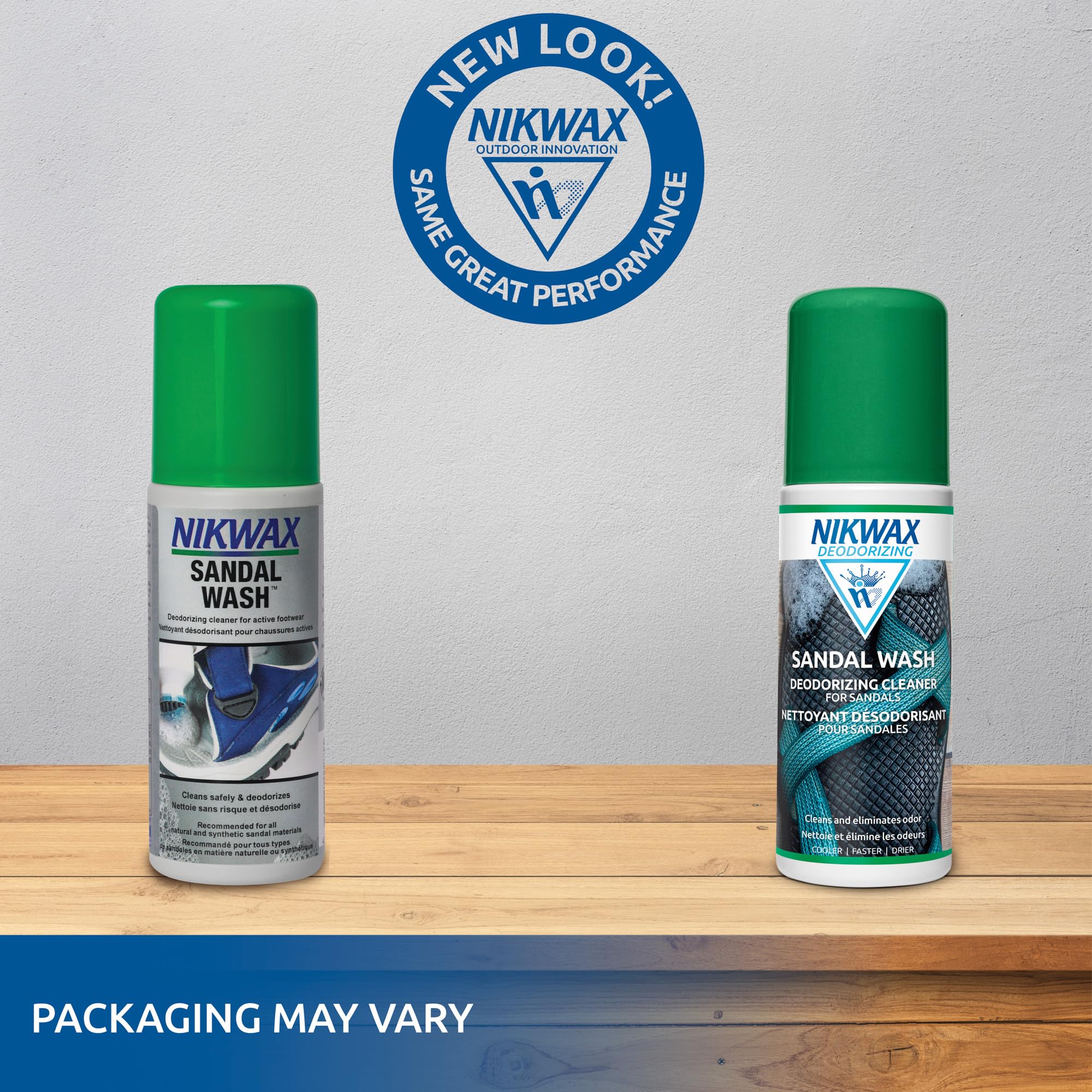 Nikwax Sandal Wash for Cleaning and Deodorizing Sandals, Climbing Shoes, and Sockless Footwear