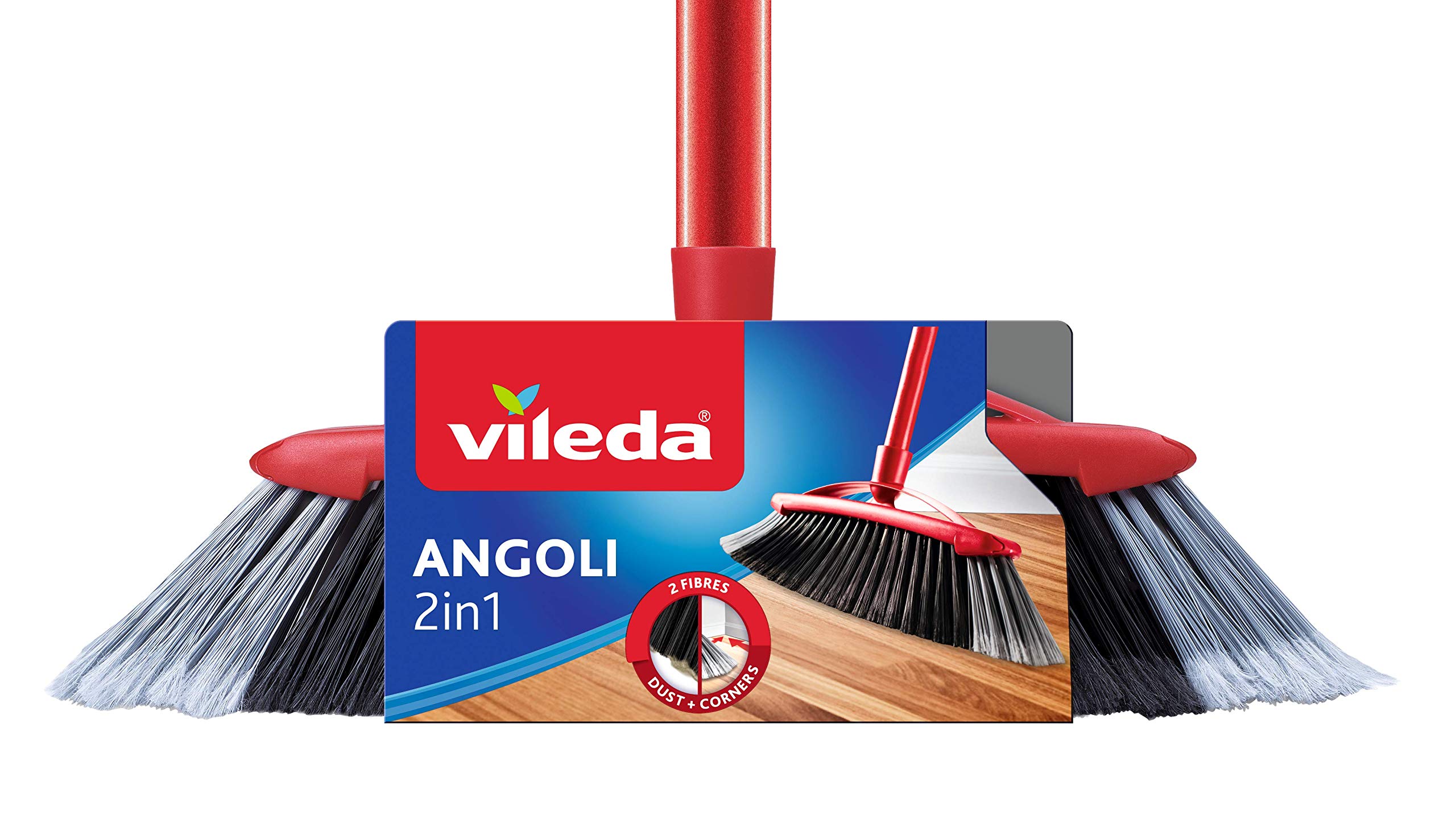 Vileda M00006591 Brush, Polyester, red, 2 x 2 cm