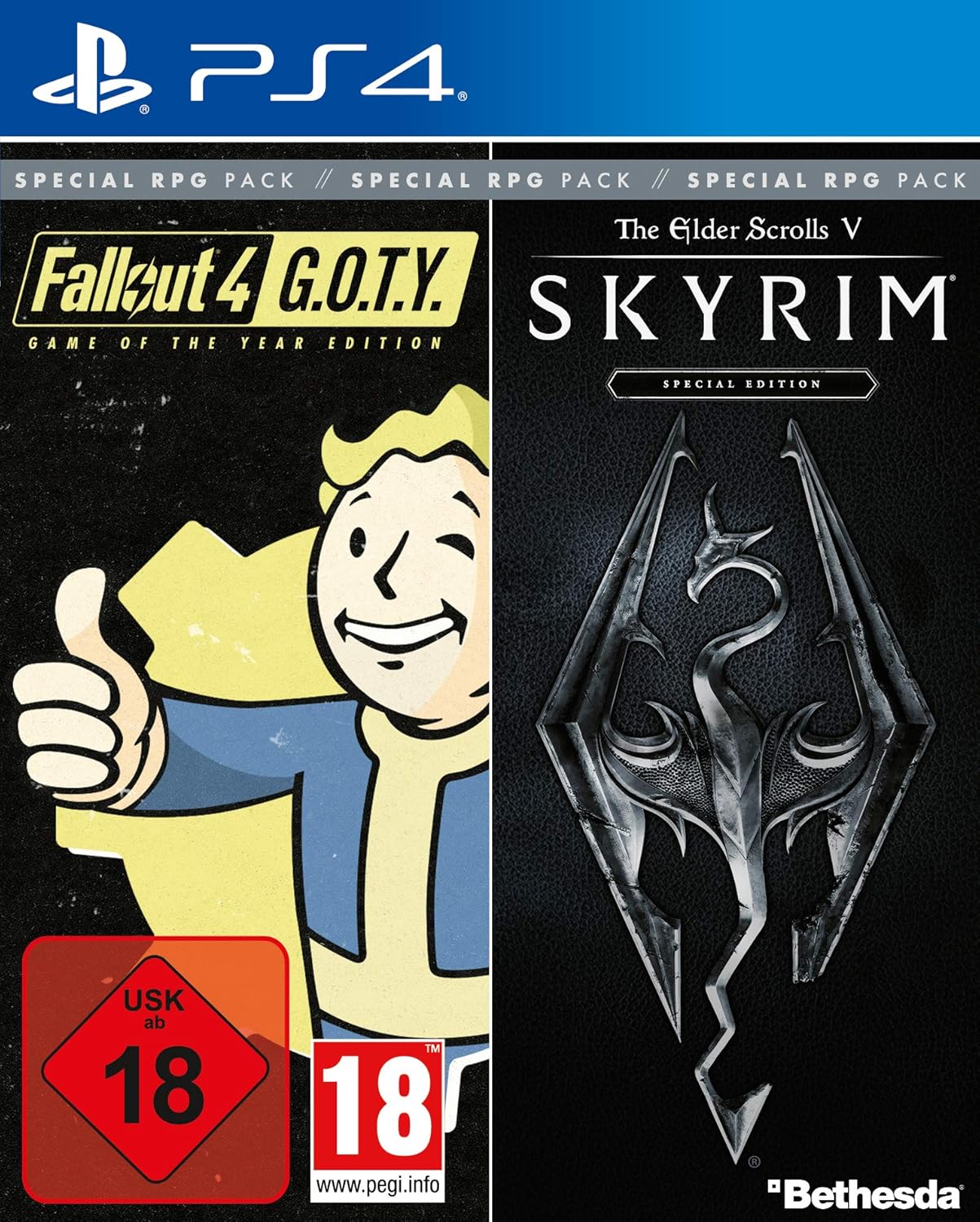 Bethesda Rpg Pack Fallout G O T Y Skyrim Special Edition Playstation 4 Importacion Alemana Amazon Es Videojuegos
