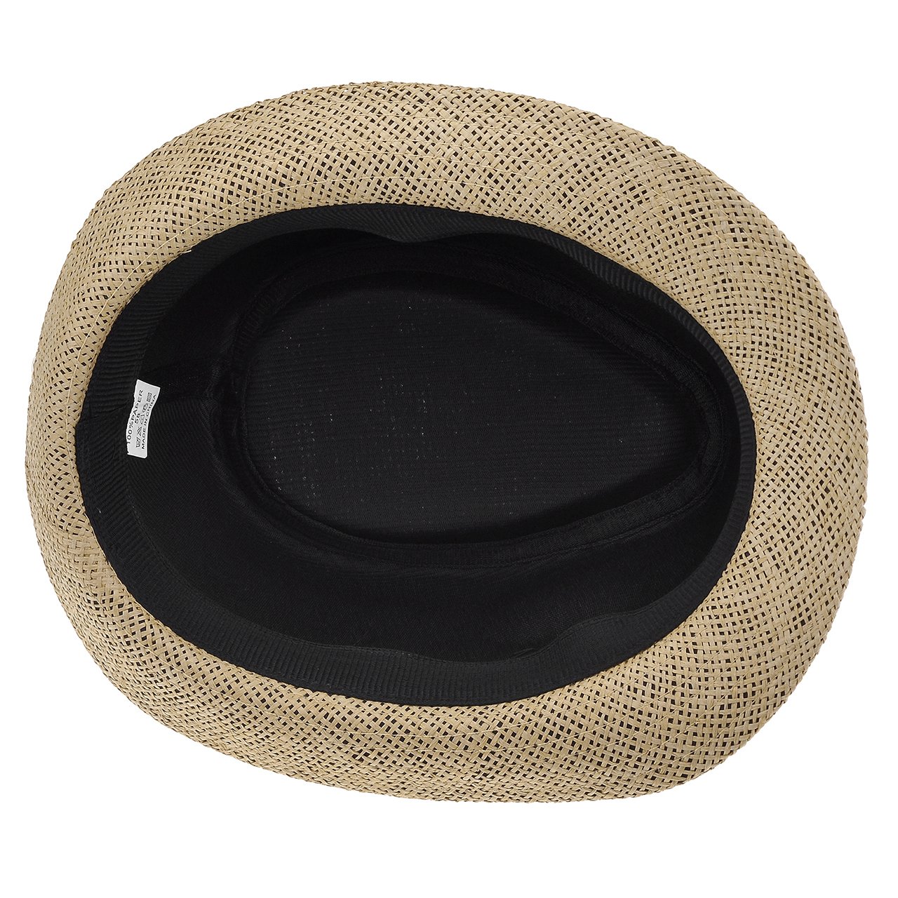 Faleto Chapeau de Paille pour Homme Femme Unisex Chapeau d\'été Tricoté à la Main Style Jazz Classique et Loisir Chapeau Panama pour Vacance en Plage Jazz Hut