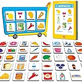 Magnetic Shopping List Game, Funny Groceries Matching Memory Game, Race to Collect Your Items Educational Toy for Boys & Girl