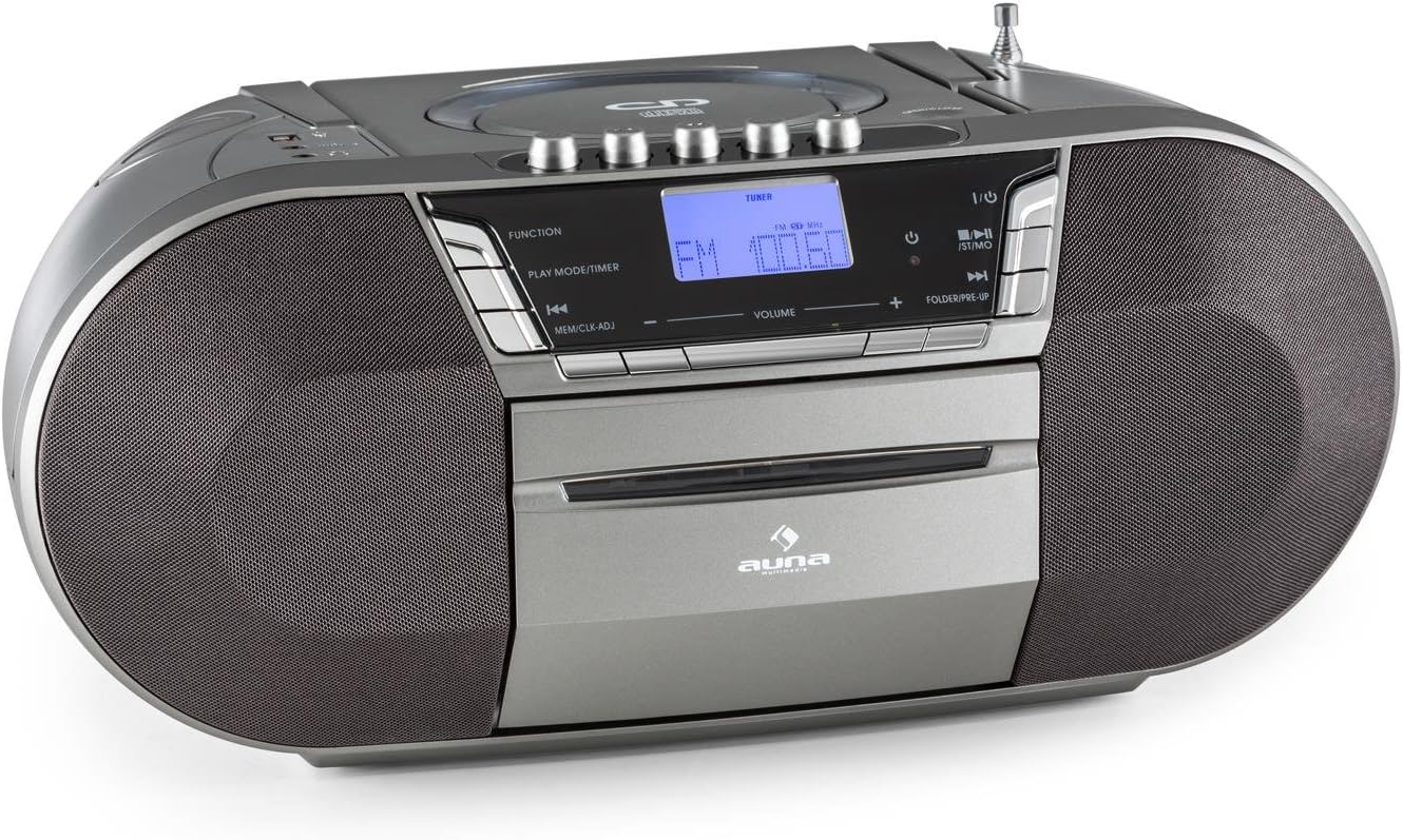 AUNA Jetpack Portable Boombox CDPlayer, USB, MP3 Amazon.co.uk