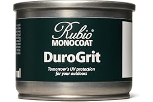 Rubio Monocoat DuroGrit Outdoor Wood Oil, Stain & Sealer - Rocky Umber | 1 Layer, UV Protection for Deck, Fence & Furniture | 30 ml Sample