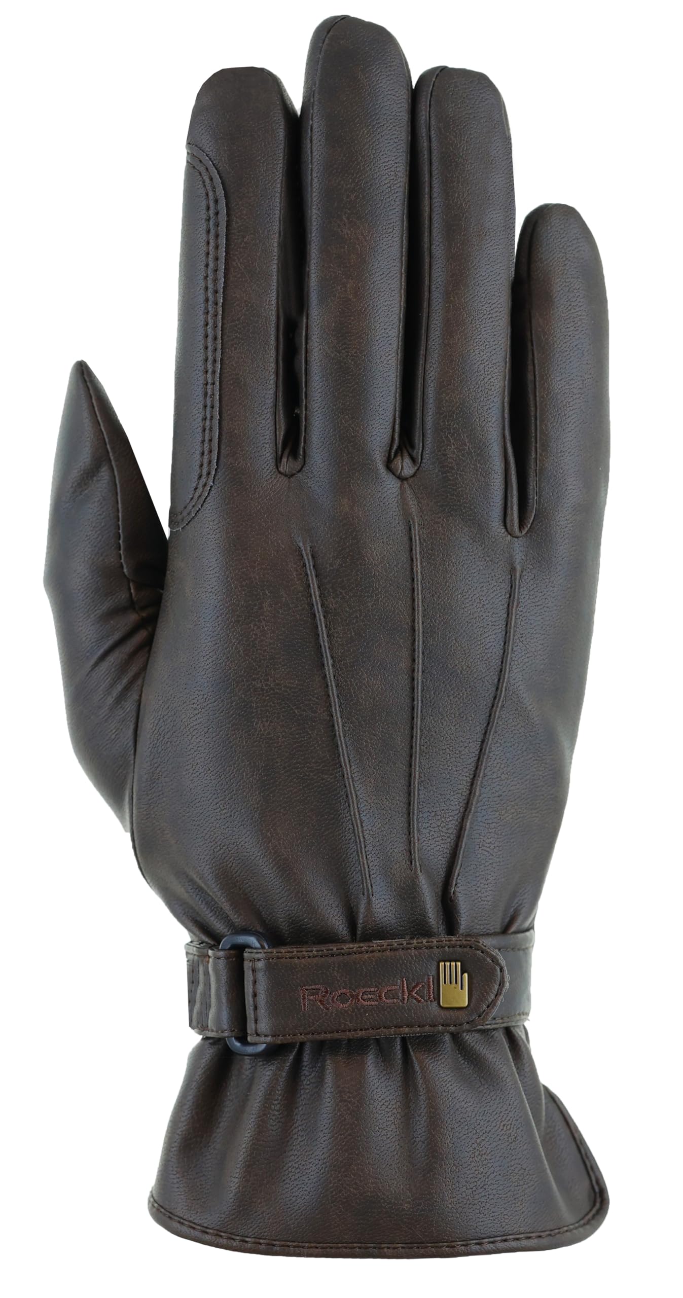 Roeckl Sports equestrian gloves WEYMOUTH, winter riding glove, mocha antique 8,5