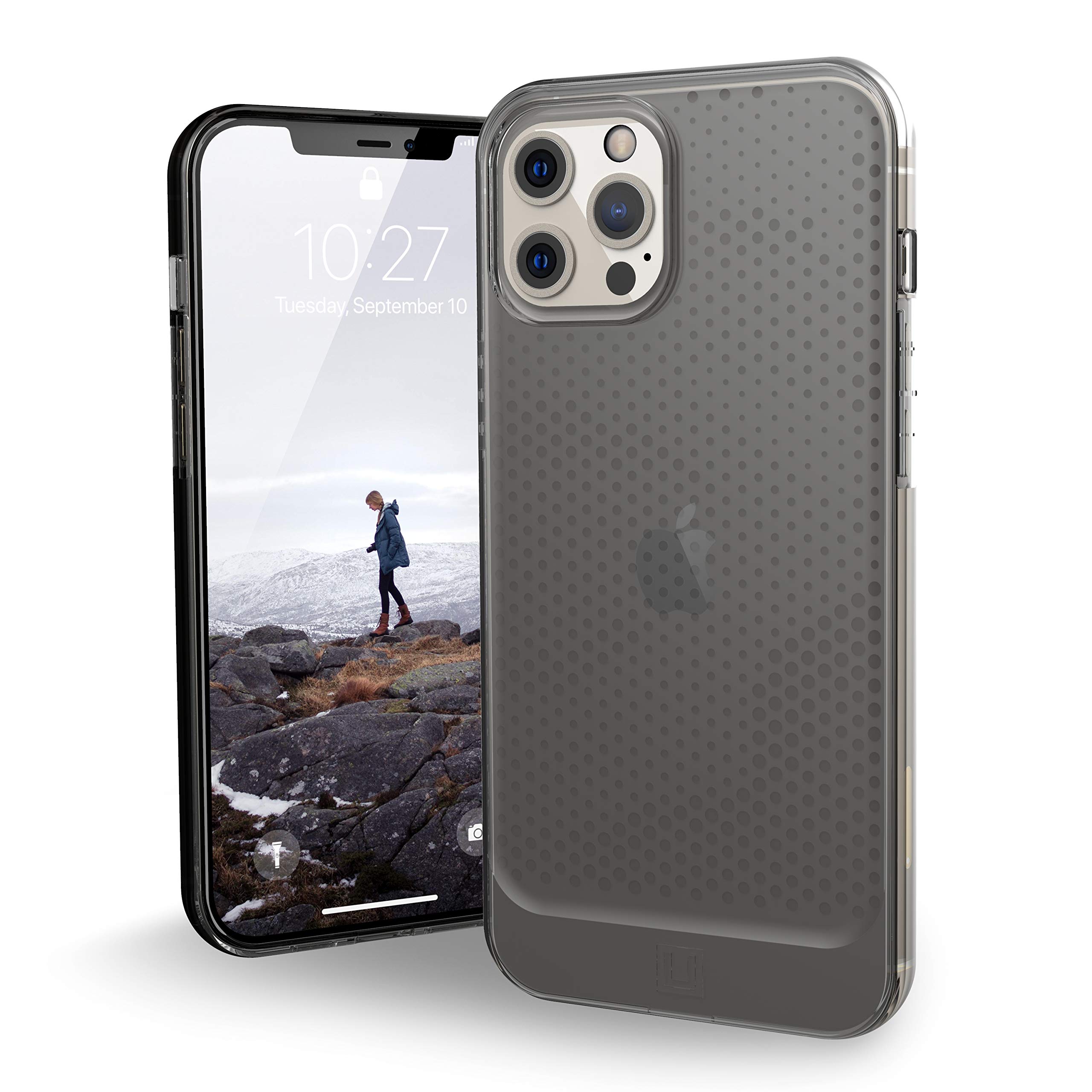 URBAN ARMOR GEAR [U] by UAG iPhone 12 Pro Max 5G - (6.7 inch) Case Lucent Slim Fit Lightweight Stylish Transparent Impact Resistant Protective Phone Cover, Ash — image 1