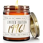 30th Birthday Gifts for Women - 'Limited Edition 1996' Soy Candle, w/Champagne on Ice I 1996 30th Birthday Gifts for Her I 9oz Reusable Jar, 50Hr Burn, Made in USA