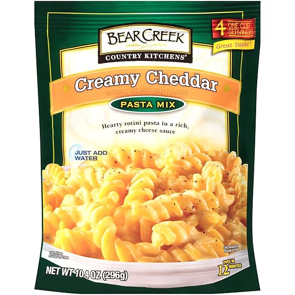 BEAR CREEK PASTA MIX, CREAMY CHEDDAR, 10.4 OUNCE