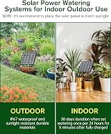 Biling Solar Automatic Watering System 15 Drippers 6 Modes IP67 Garden Kit view 2