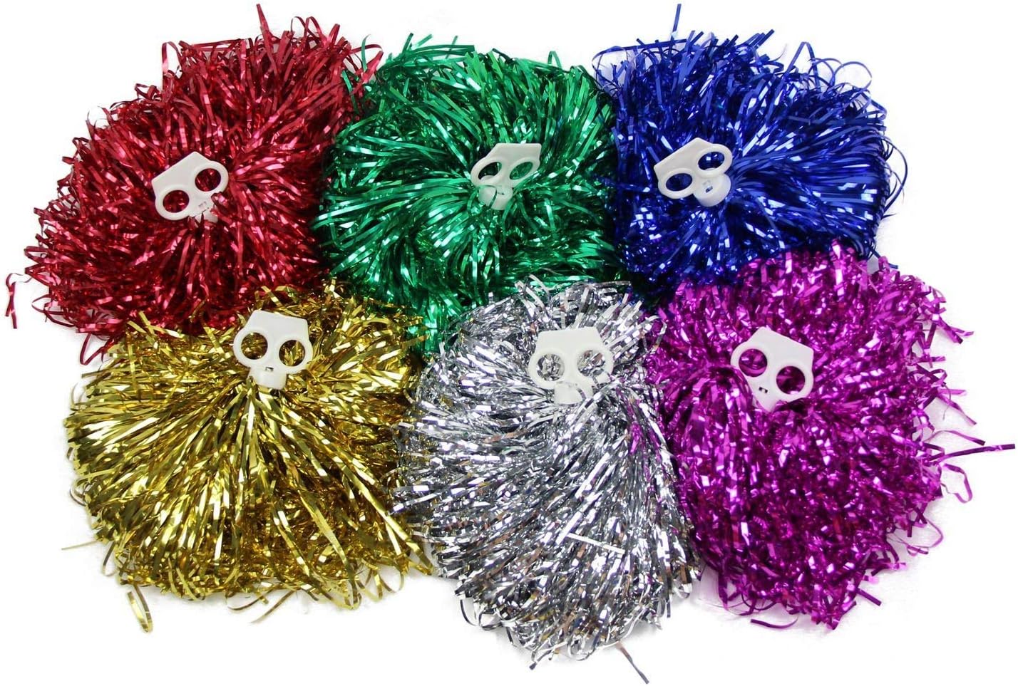 MXXGMYJ Cheerleading Pom Poms Sports Dance Cheer Plastic Pom Pom for