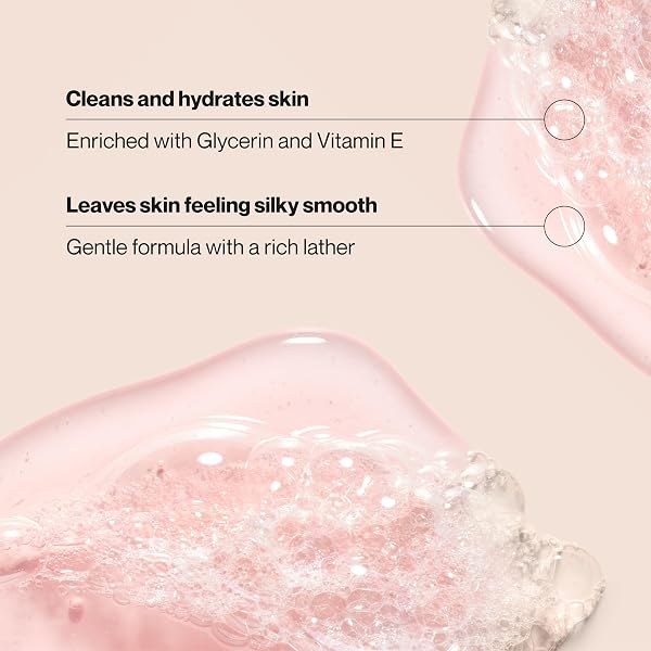 SUAVE MOISTURIZING BODY WASH, WITH WILD CHERRY BLOSSOM AND VITAMIN E EXTRACT, NO PARABENS, NO PHTAHALTES, 18 OZ PACK OF 6