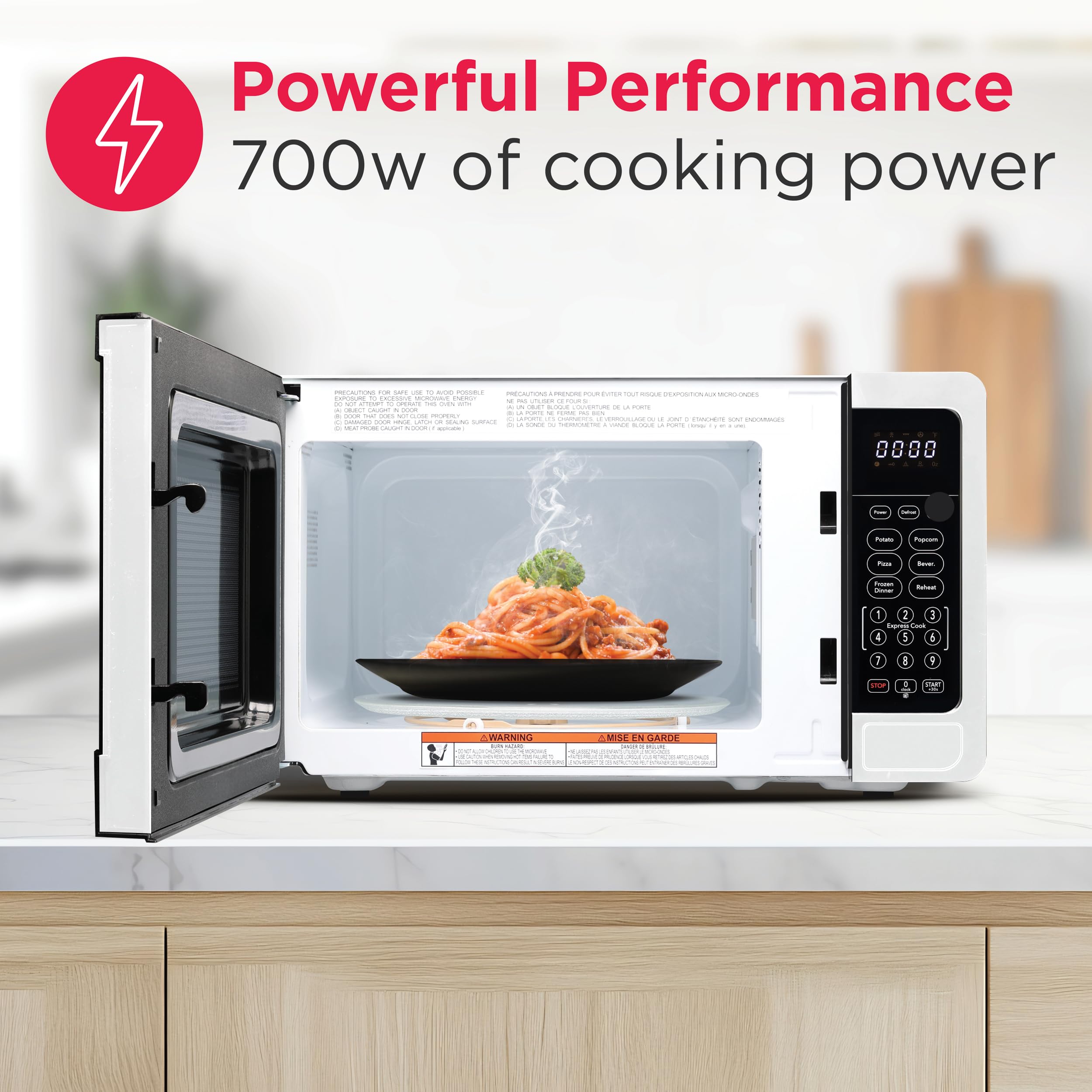 Frigidaire EMW733-WHITE Microwave, 0.7 cu. ft, White