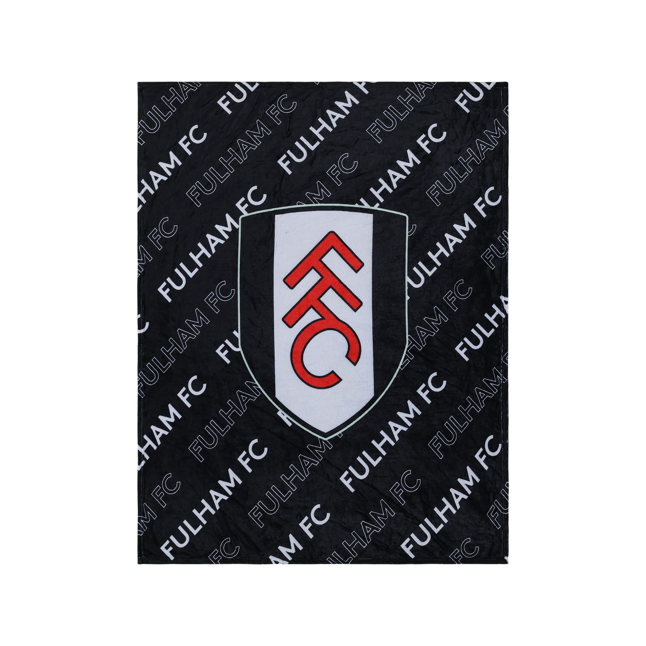 FOCO Championship Football Fulham Fan Bed Throw Blanket