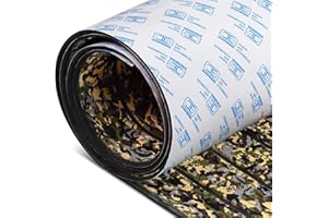 OCEANBROAD Camo Boat Flooring Self-Adhesive Backing Camouflage Decking 96''x45.6''/36''/28.8''/16.8'', 48''x16.8'' EVA Foam Self-Adhesive Non-Slip Marine Sheet for Boats Helm Pad RV Floor