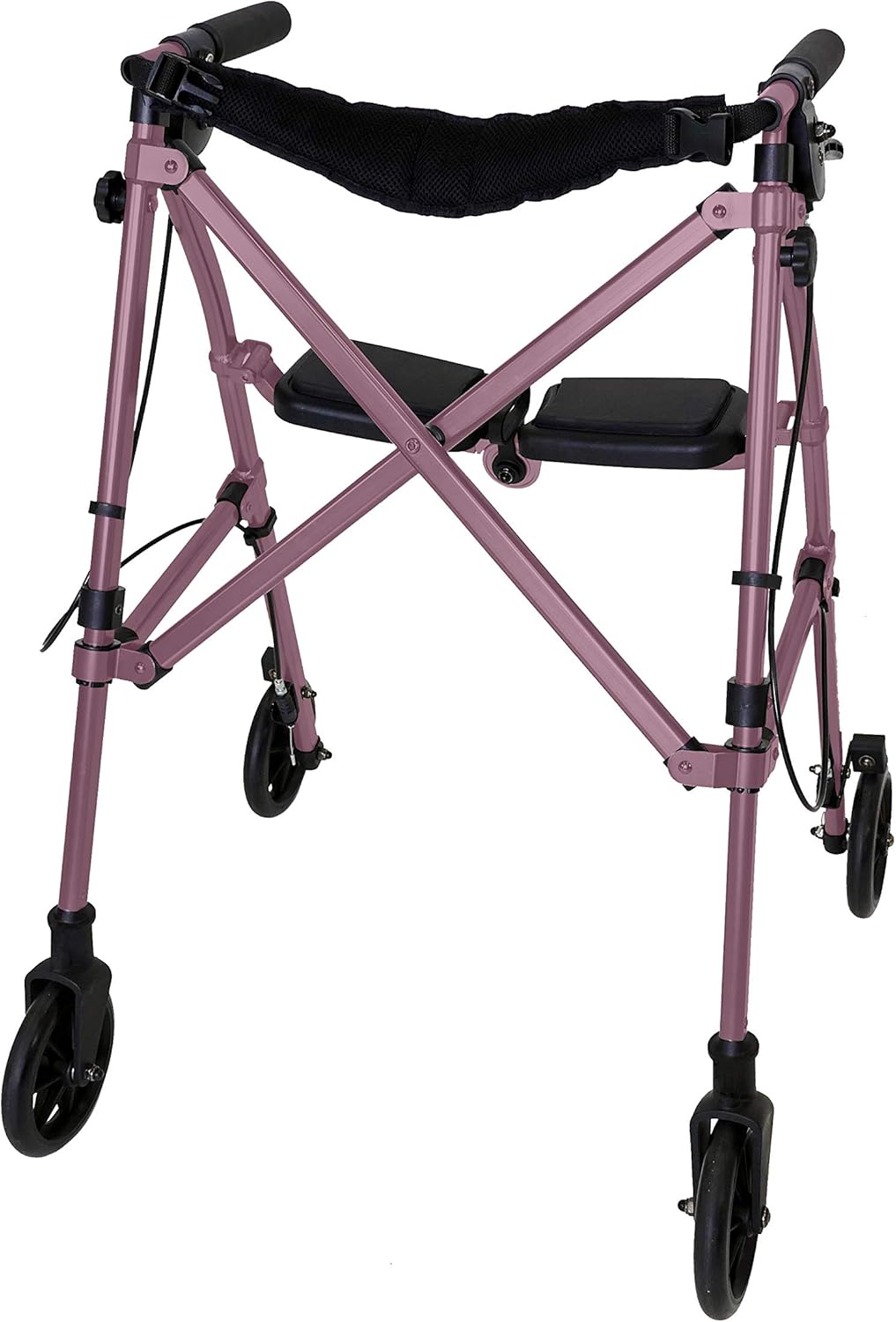 Able Life Space Saver Rollator, Lightweight Folding Mobility Rolling