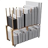UNZERO Art Storage Rack with Handle & Caster Wheels