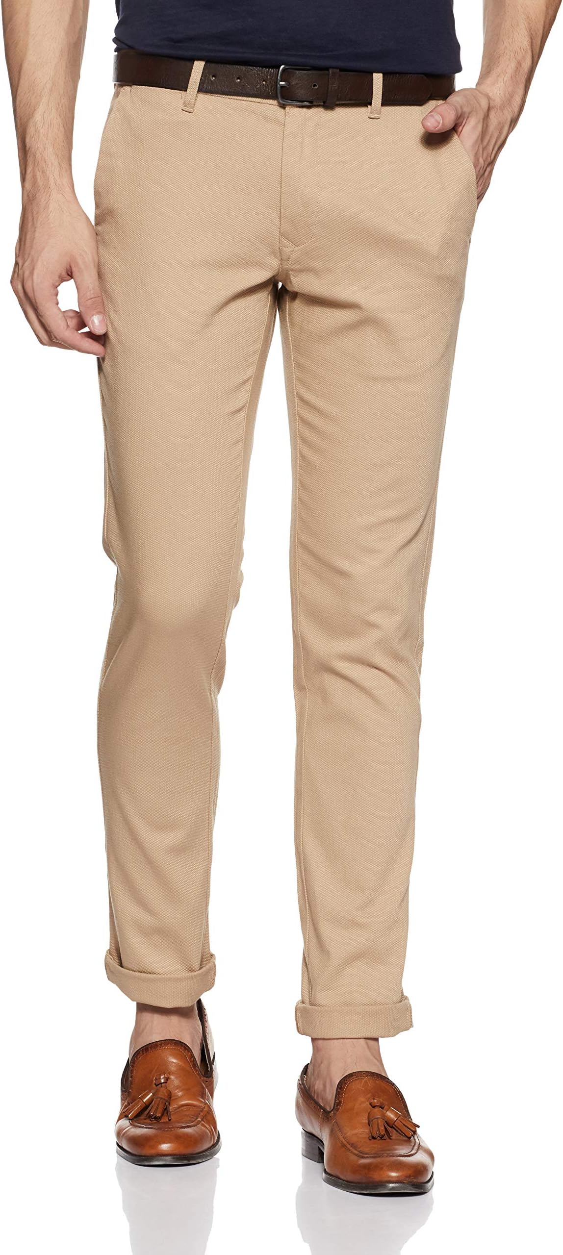 Indian Terrain Men's Chino Casual Trousers