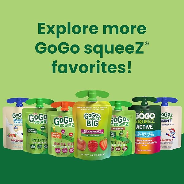GOGO SQUEEZ APPLESAUCE AND FRUIT PUREE, APPLE APPLE, 3.2 OZ (PACK OF 4), UNSWEETENED FRUIT SNACKS FOR KIDS, GLUTEN FREE, NUT FREE AND DAIRY FREE, RECLOSEABLE CAP, BPA FREE POUCHES