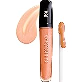 ShikSona High Shine Lip Gloss | Hydrating, Vegan, Non-Sticky Lipgloss in a Timeless, Universal Color | Sassy Stunner (Sheer Peach with Pink Shimmer)