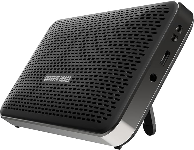 Sharper Image SBT624BK Super Slim Wireless Bluetooth Speaker, Super