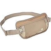 Eagle Creek Undercover Hidden Pocket - Travel Money Belt Deluxe for Men and Women, Khaki