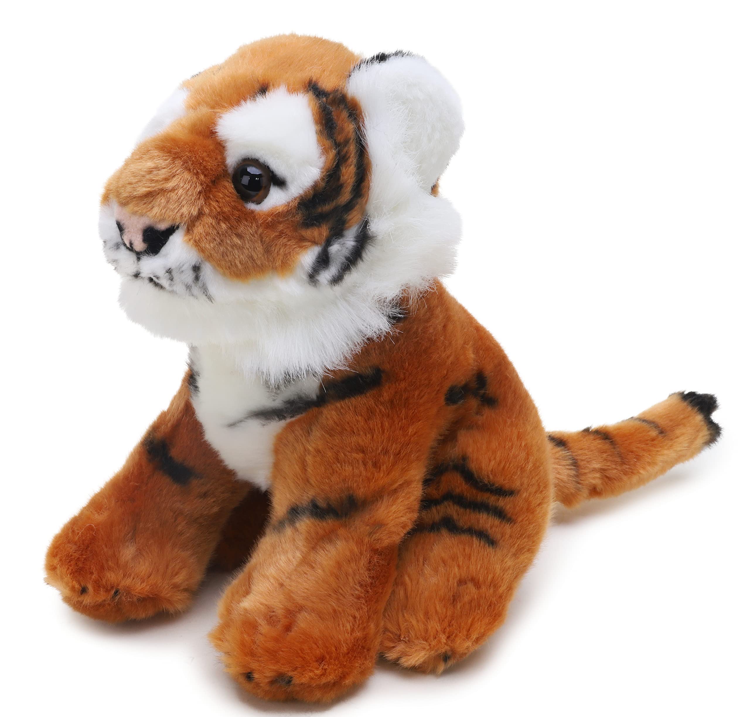 30cm (12') Premium Wildlife Soft Plush Toy With Natural Made Tags - Choose Your Favourite Animal (TIGER)