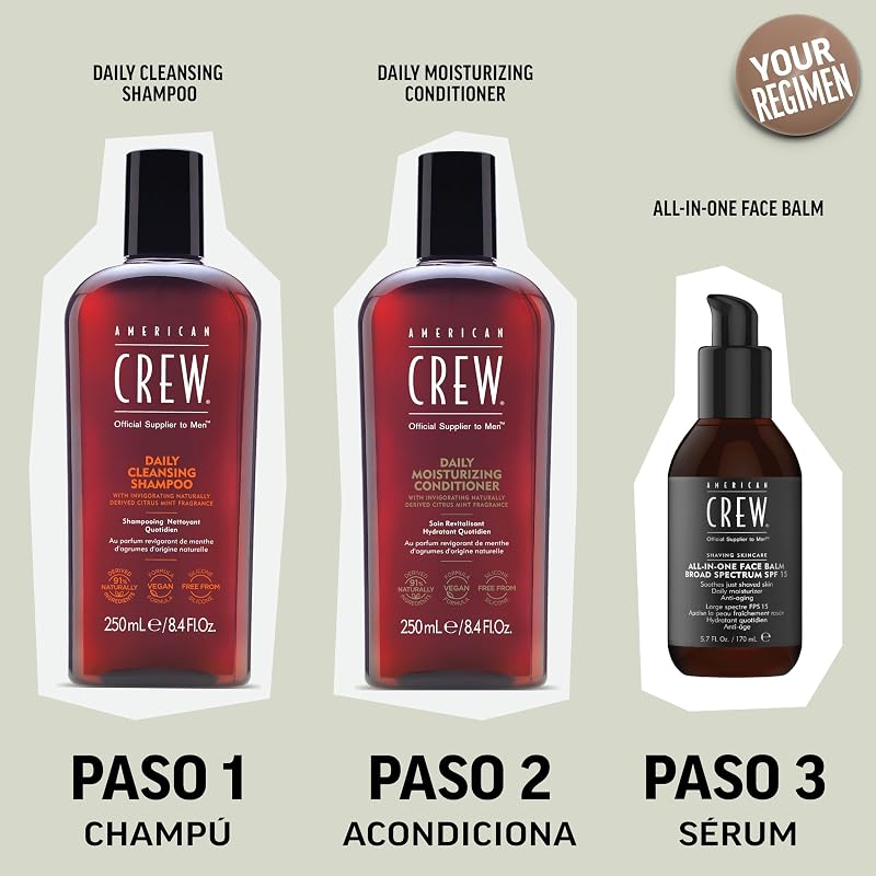 Men's Daily Shampoo, 33.8 Ounce by AMERICAN CREW
