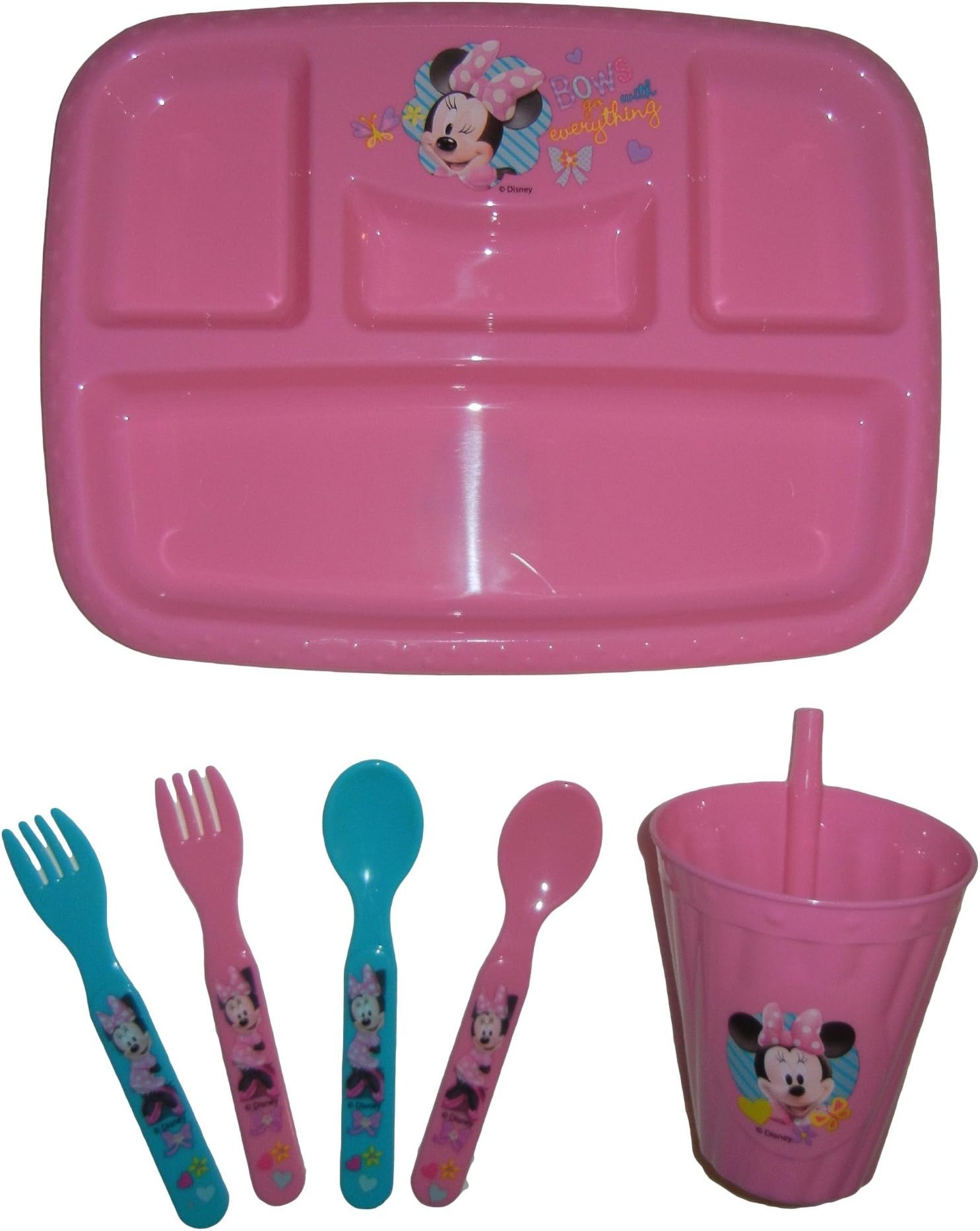 Minnie Mouse Go to School Children's Meal Set Favor Dinner Kit