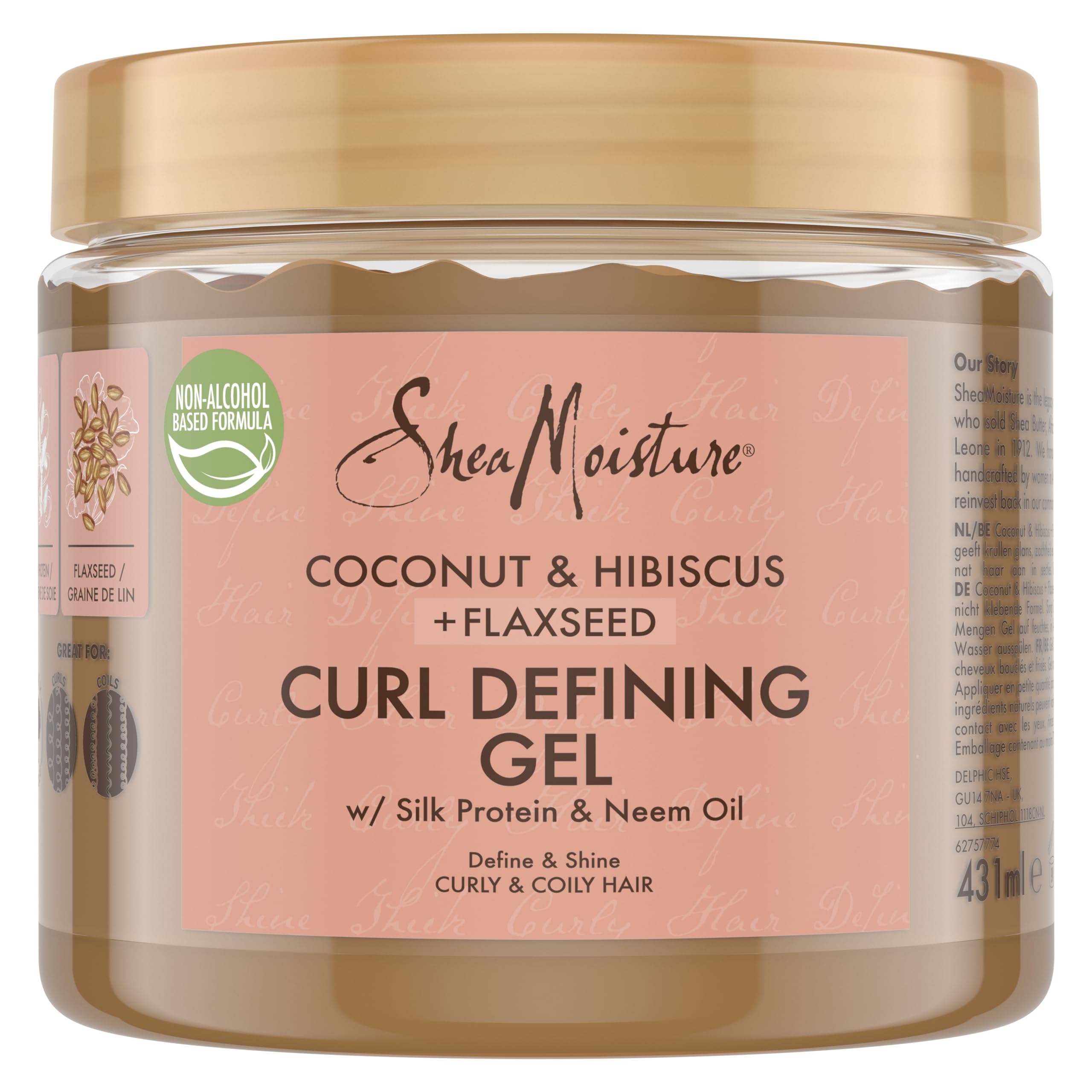 SheaMoisture - Coconut & Hibiscus Defining Styling Gel 431 ml