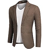 COOFANDY Men's Blazer Casual Two Buttons Sport Coats Lightweight Suit Jacket