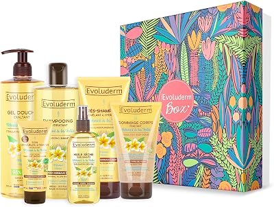 Evoluderm Women's Bath Body Hair Gift Set Tahitian Monoi 6 Products Magic Forest