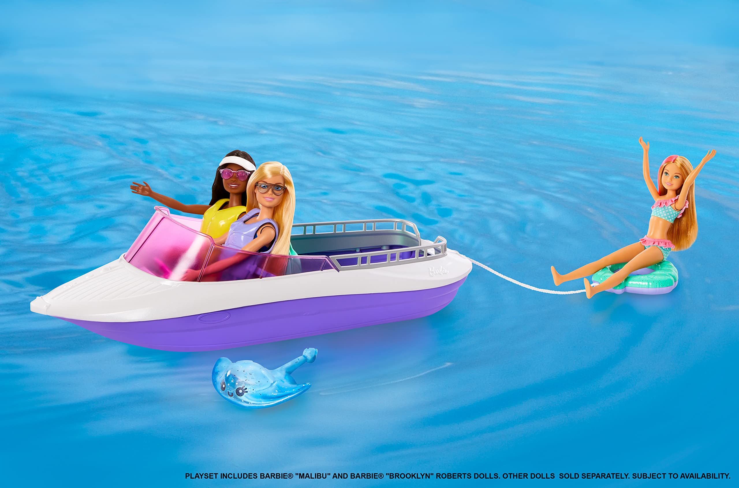 Barbie Mermaid Power Dolls, Boat and Accessories