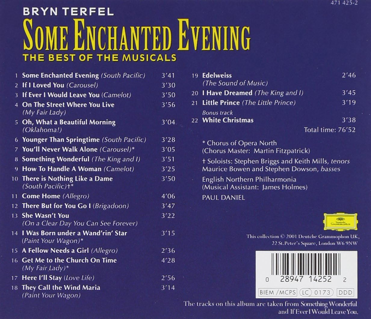 Bryn Terfel - Some Enchanted Evening - The Best Of The Musicals - Image 3