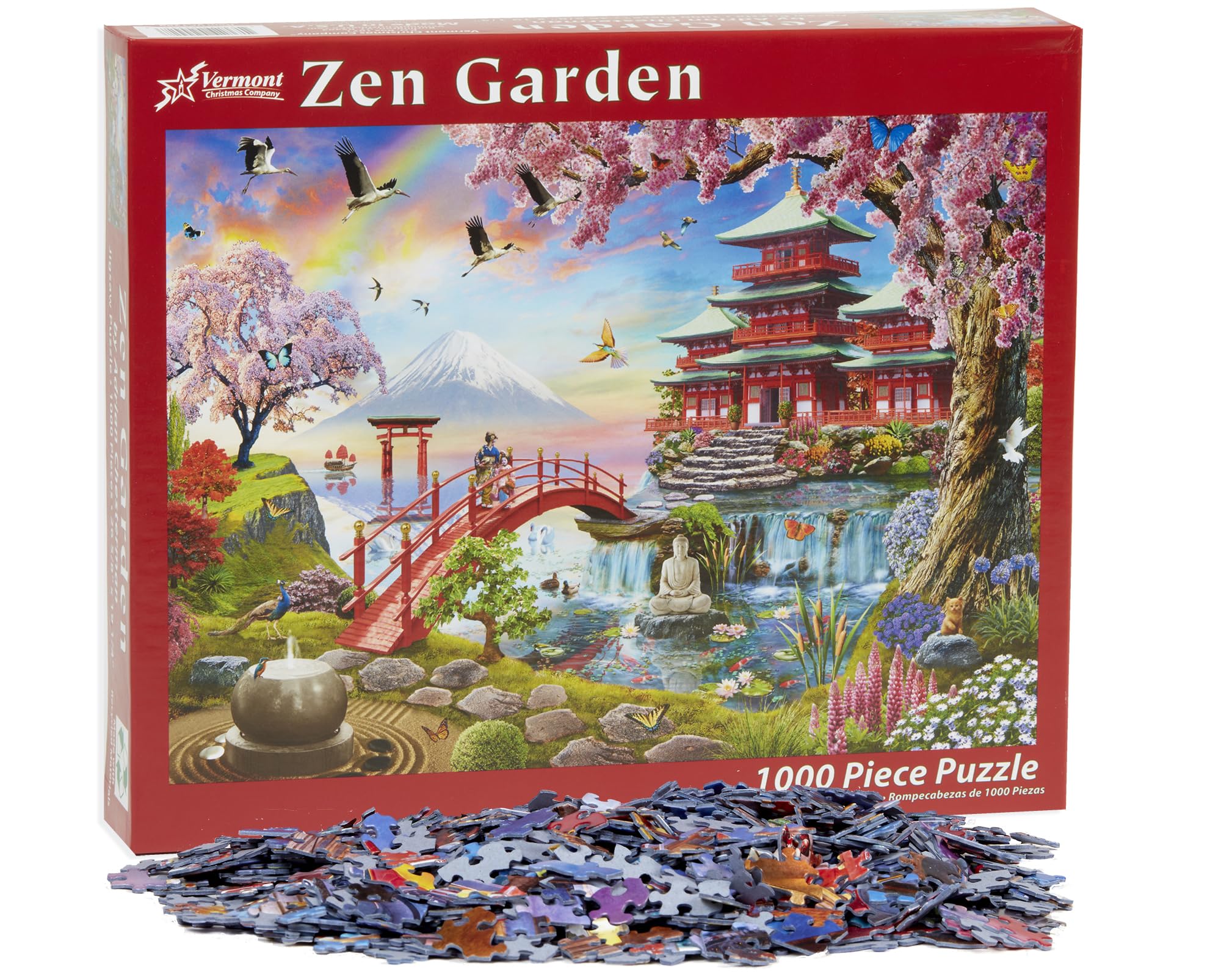 Zen Garden Jigsaw Puzzle 1000 Piece by Vermont Christmas Company