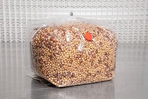 FRESH CULTIVATORS Premium Grain Spawn | Sterilized Mushroom Spawn for Massive Yields in Monotubs and Blocks | 1, 2, 3 lb Sizes | Injection Port, 0.2 Micron Filter, 10mm Seal (1 Pound, 1 Bag)