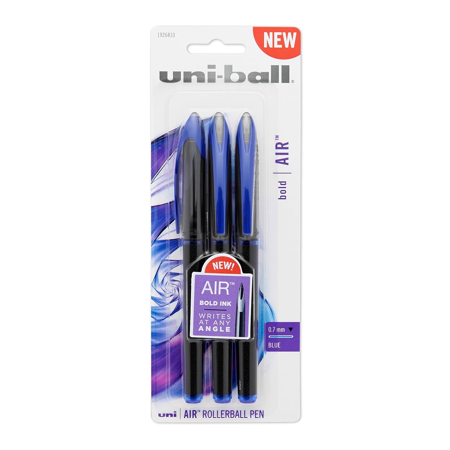 uniball Air Rollerball Pen, Blue Ink, 3Count Amazon.in Office Products